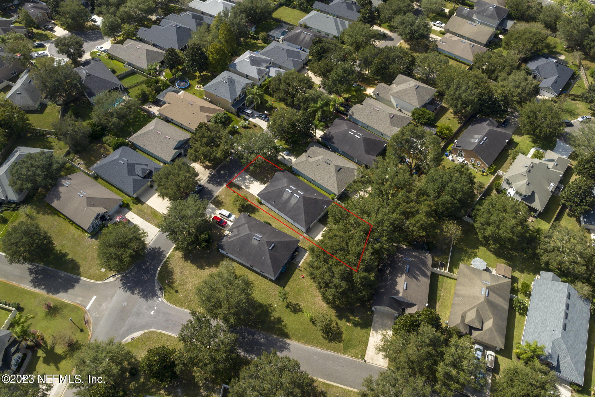 1040 Three Forks Court St. Augustine, FL 32092 - Photo 38 of 58 an aerial view of residential houses with outdoor space
