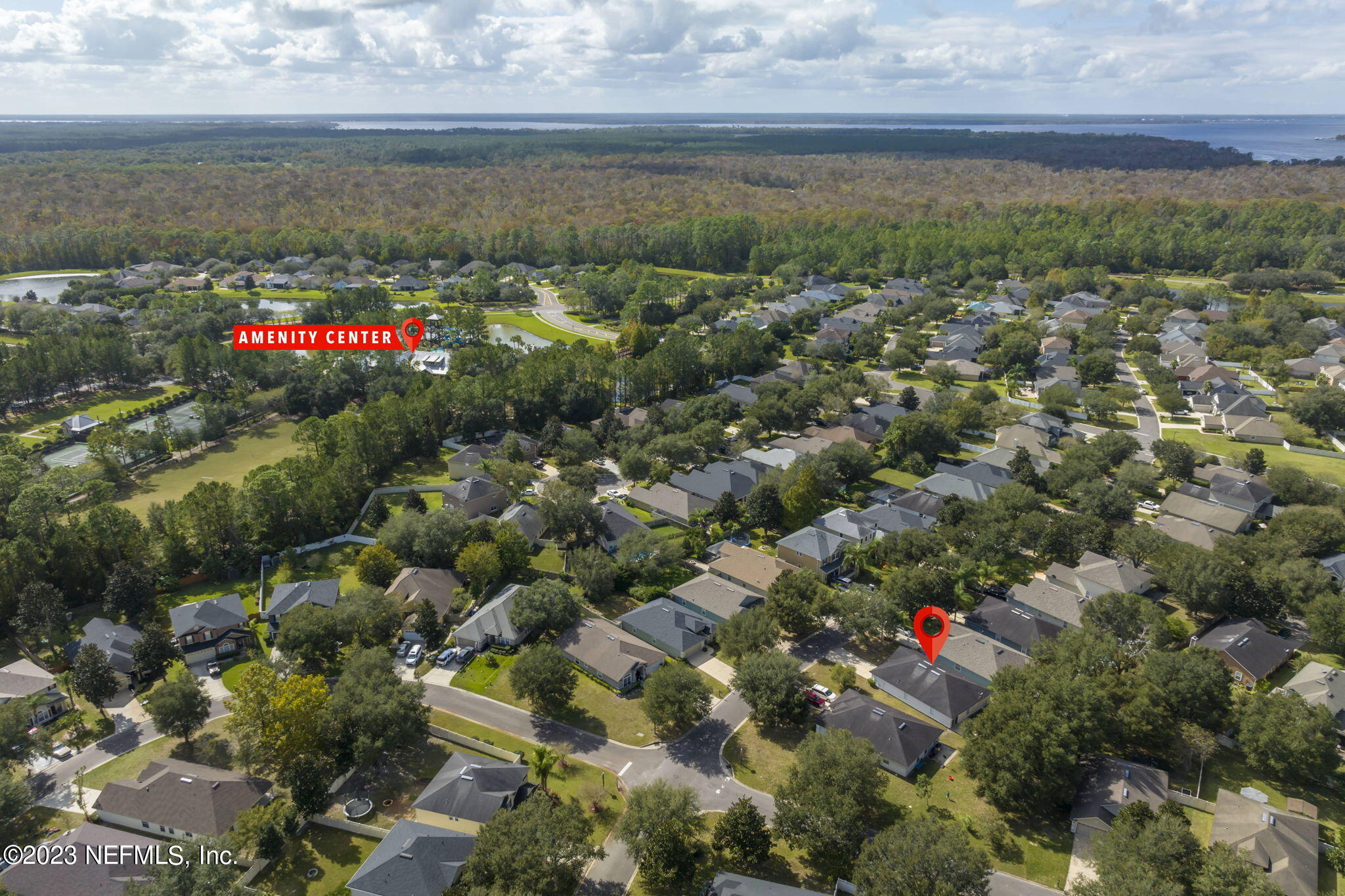 1040 Three Forks Court St. Augustine, FL 32092 - Photo 39 of 58 Aerial of Home