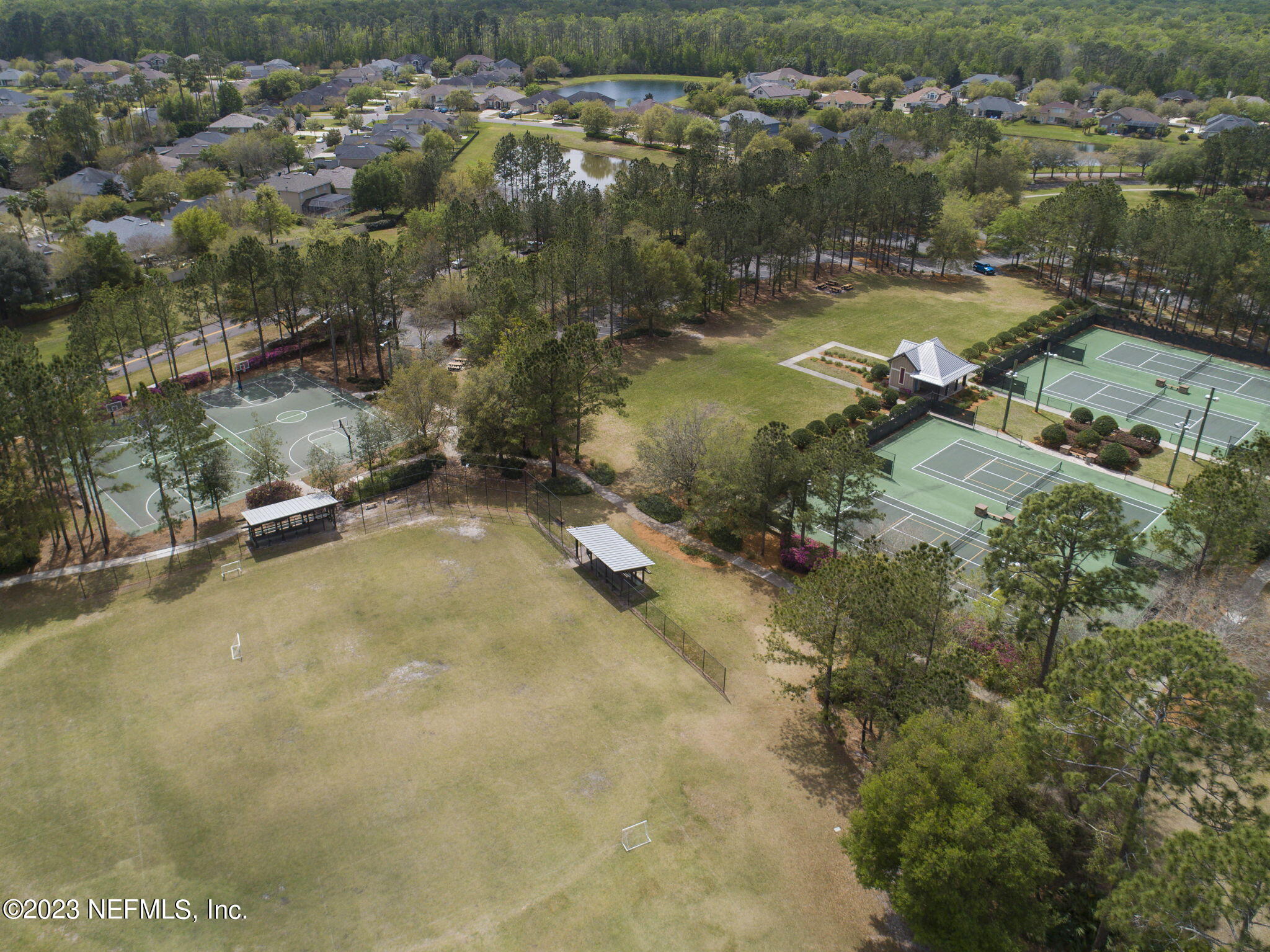 1040 Three Forks Court St. Augustine, FL 32092 - Photo 44 of 58 Aerial of Amenity Sports Area
