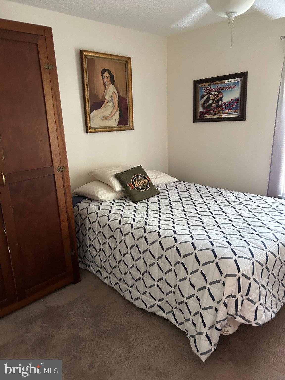 3703 Liverpool Place, Unit 37A Silver Spring, MD 20906 - Photo 22 of 37 Cozy bedroom with artistic charm.