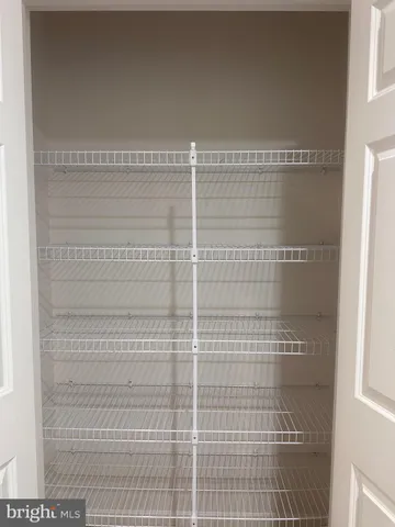 a view of a glass door