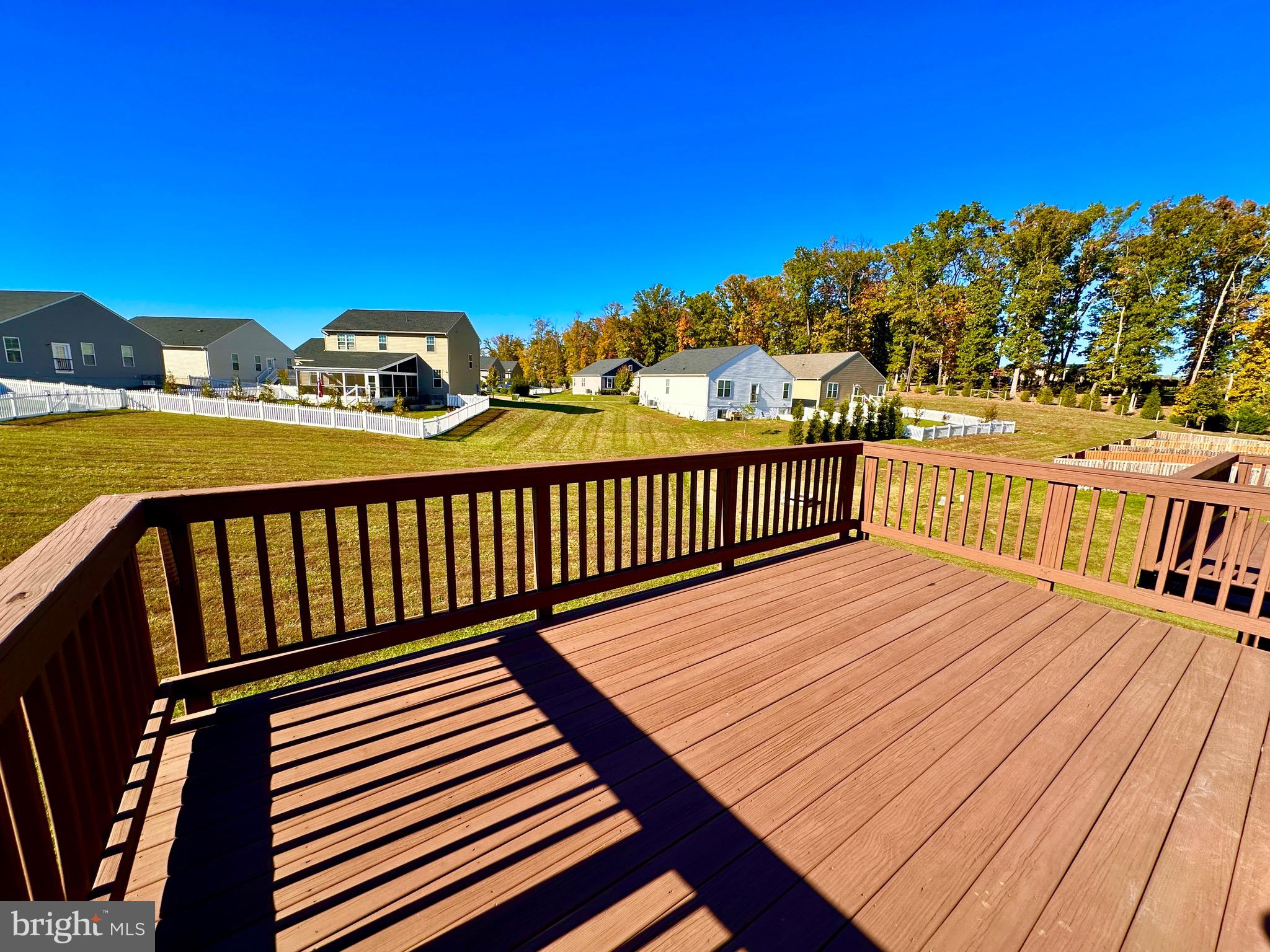111 Fading Star Court Stephenson, VA 22656 - Photo 24 of 25 a view of balcony with wooden floor and fence