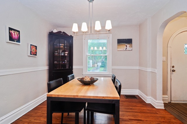 2138 Illinois Road Northbrook, IL 60062 - Photo 4 of 15 a view of a dining room with furniture window and wooden floor