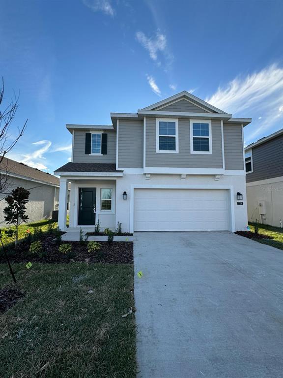 a big house with table and chairs in porch