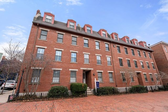 a front view of a building