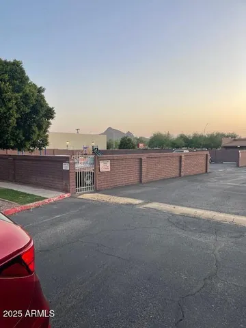 a view of road with city view