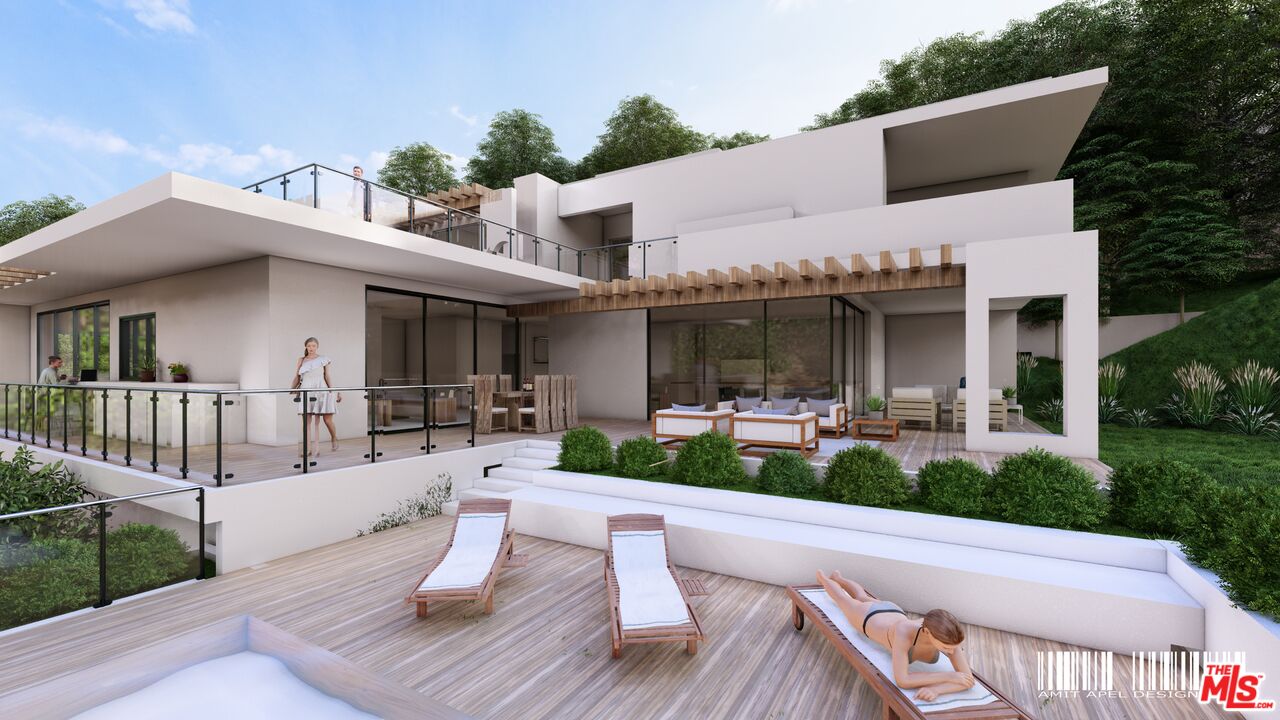 5801 Foxview Drive Malibu, CA 90265 - Photo 1 of 12 a view of a house with porch and chairs