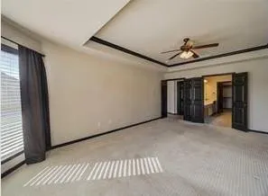 a view of a livingroom with a staircase