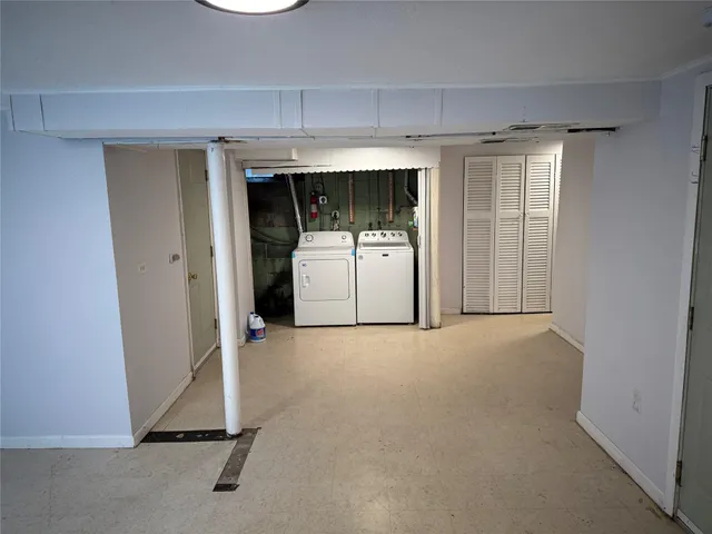 a view of a room with closet