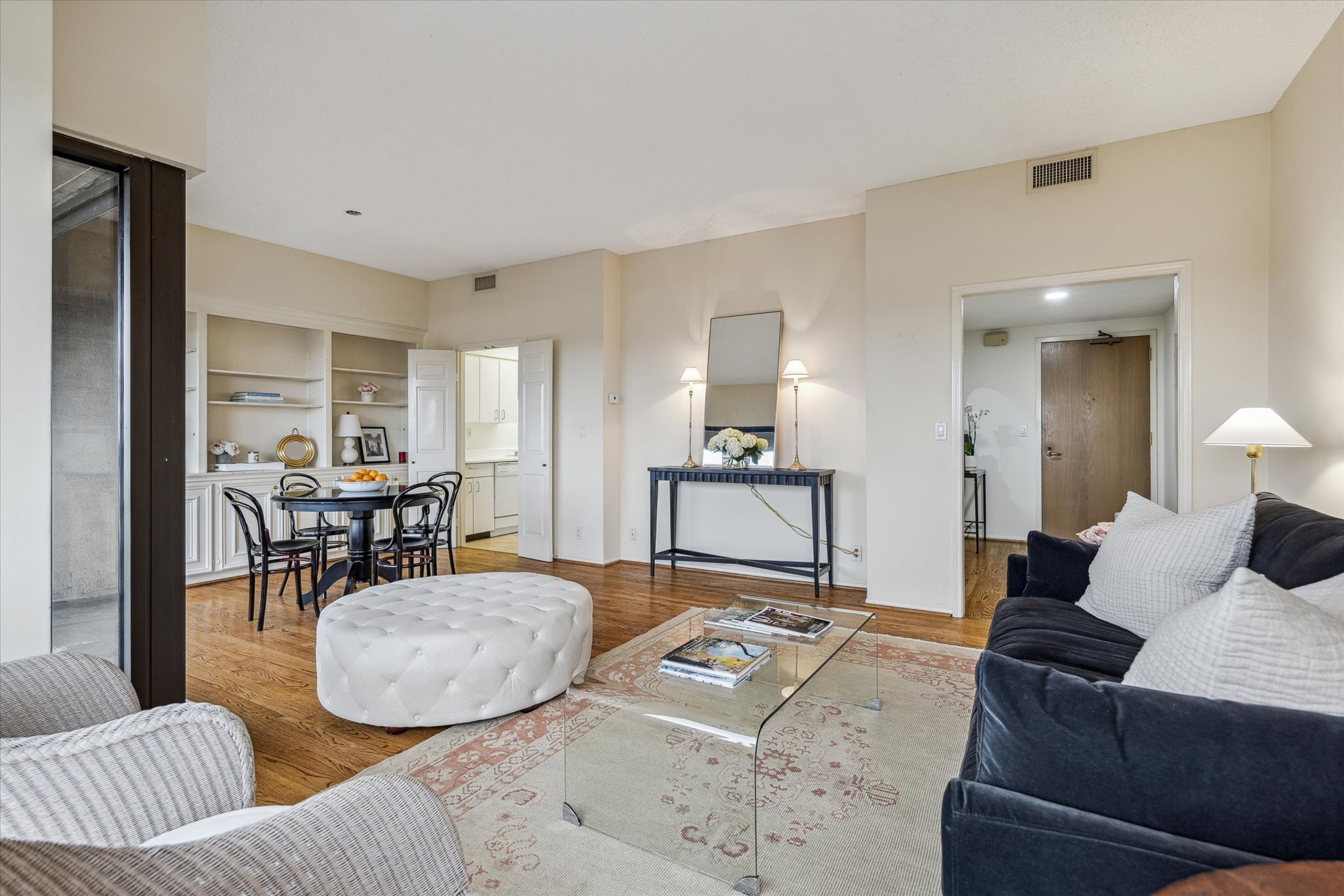 2001 Holcombe Boulevard, Unit 504 Houston, TX 77030 - Photo 1 of 38 Living and dining with views towards the entry and kitchen.