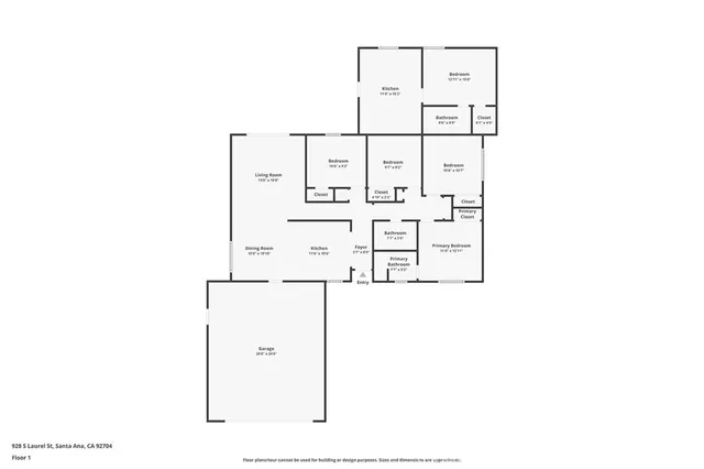 $1,100,000 | 928 South Laurel Street, Santa Ana, CA 92704