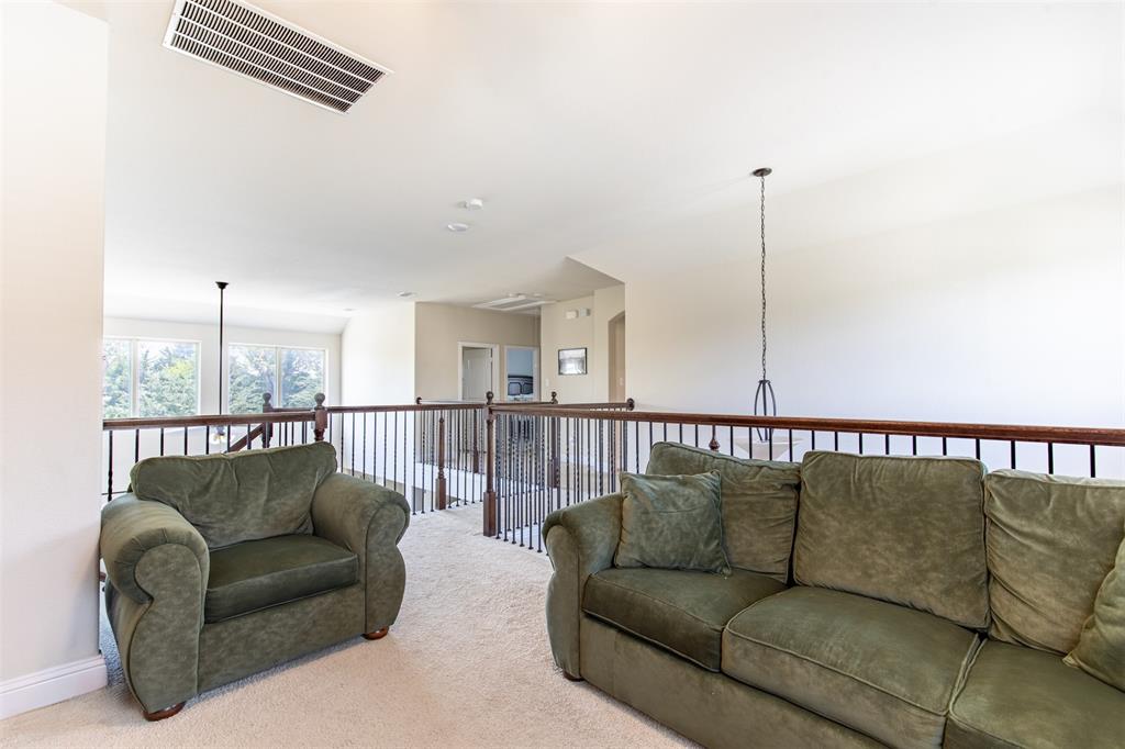 717 Rio Concho Trail McKinney, TX 75071 - Photo 26 of 37 Gameroom features balconies overlooking the first floor and natural light.