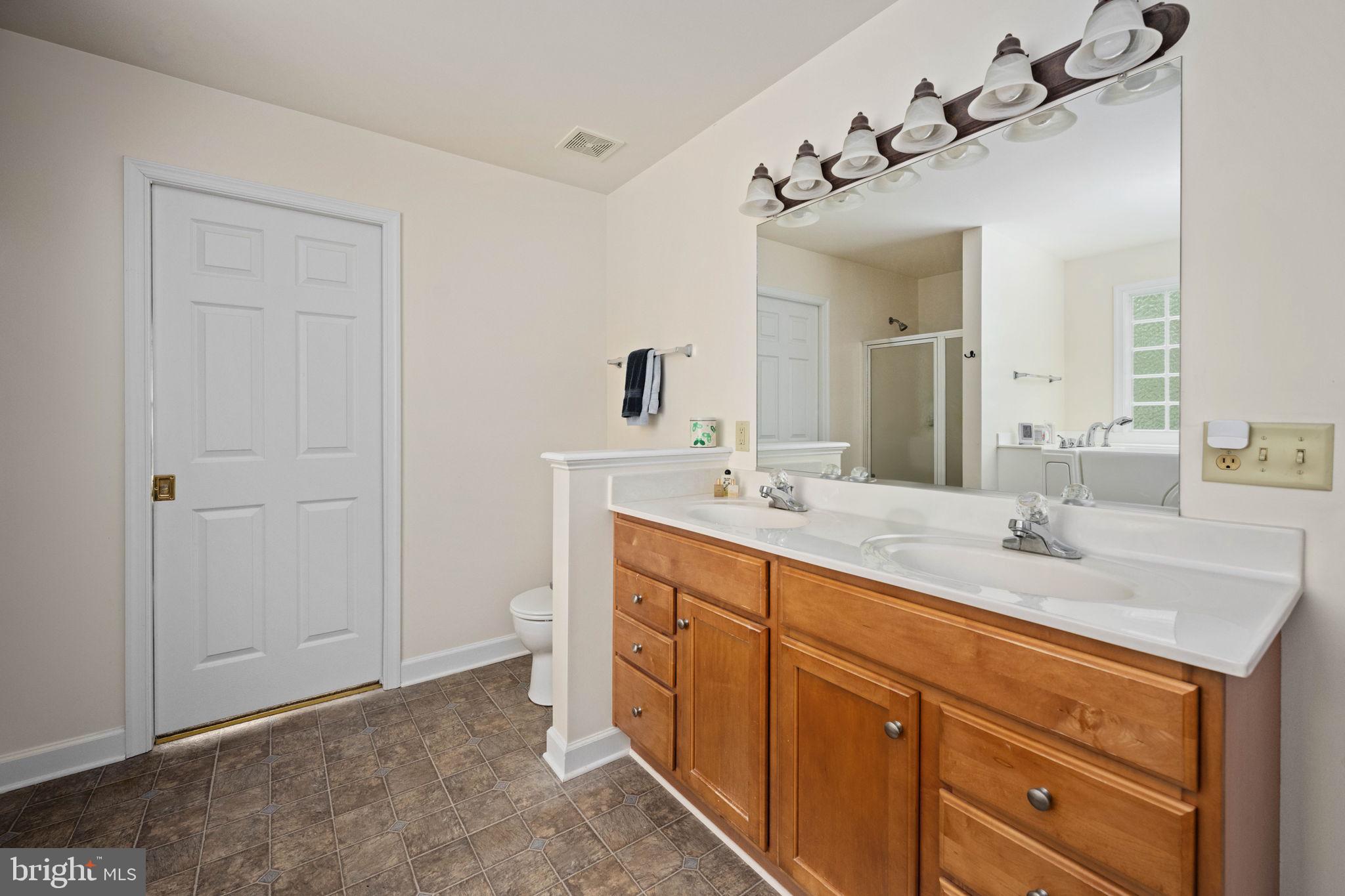 209 Edgemont Lane Locust Grove, VA 22508 - Photo 23 of 48 a bathroom with a double vanity sink and mirror