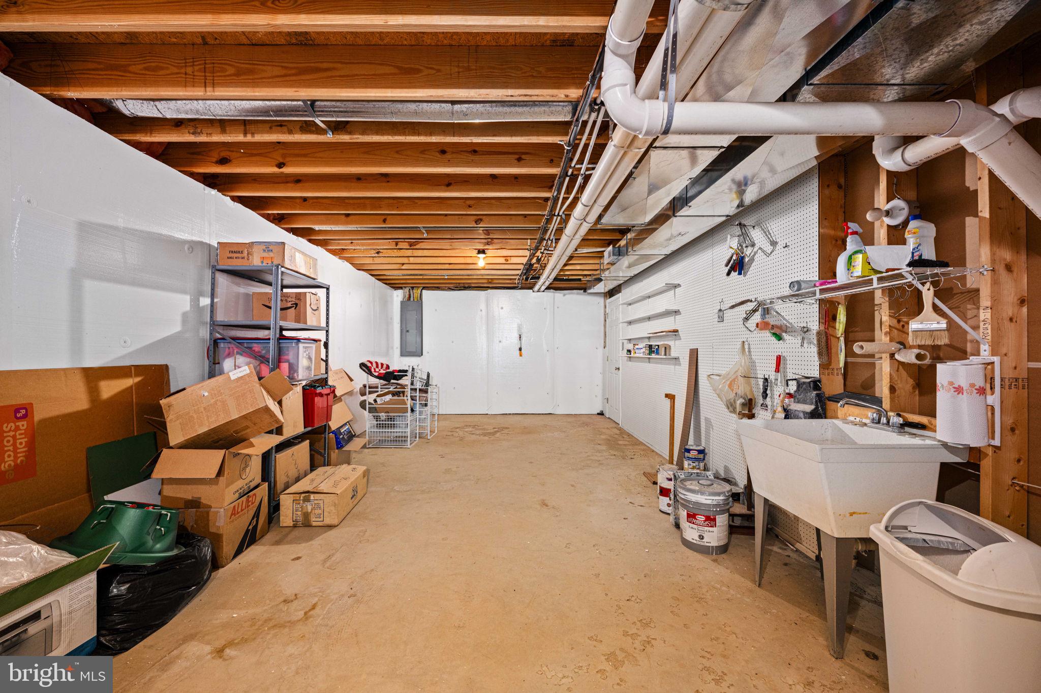 209 Edgemont Lane Locust Grove, VA 22508 - Photo 35 of 48 Large storage area w/ 2nd utility sink in basement