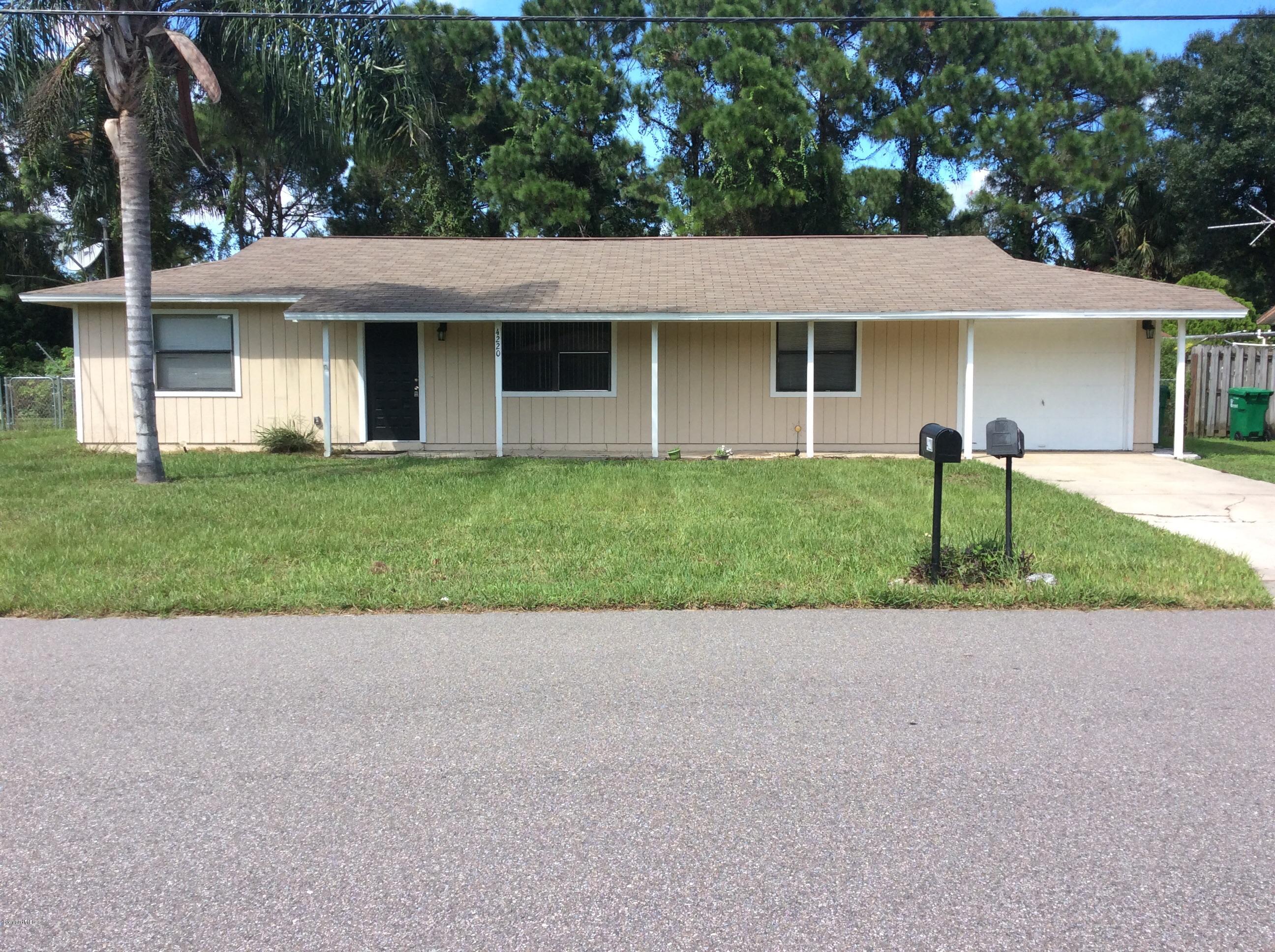 4220 Quechua Road Cocoa, FL 32927 - Photo 1 of 12 Front Ext - MLS