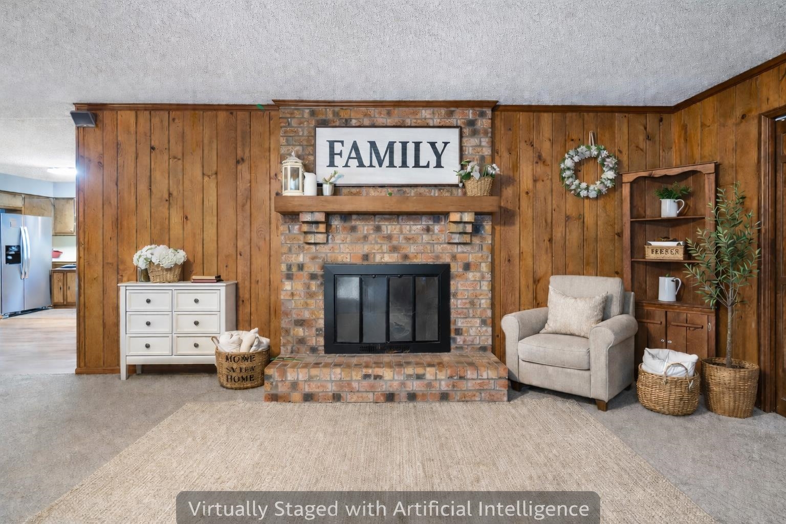 291 Francis Parker Road Georgetown, SC 29440 - Photo 40 of 48 Fireplace in Family room.