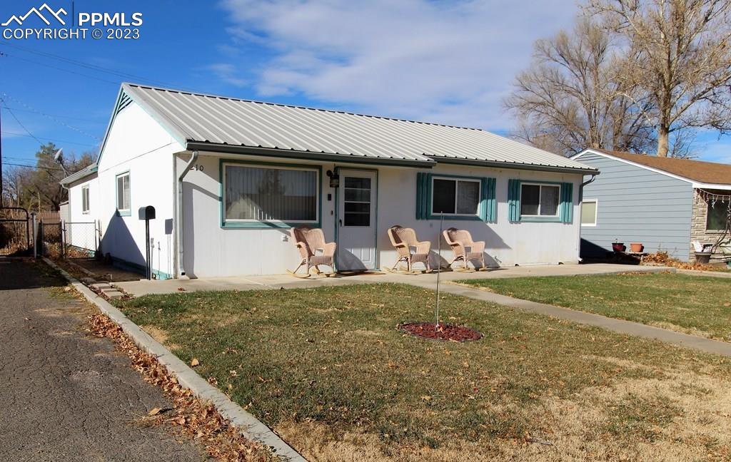 210 4th Street Fowler, CO 81039 - Photo 2 of 18 a view of a house with backyard