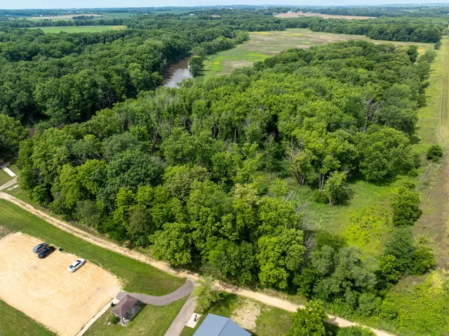 a view of a forest from a balcony