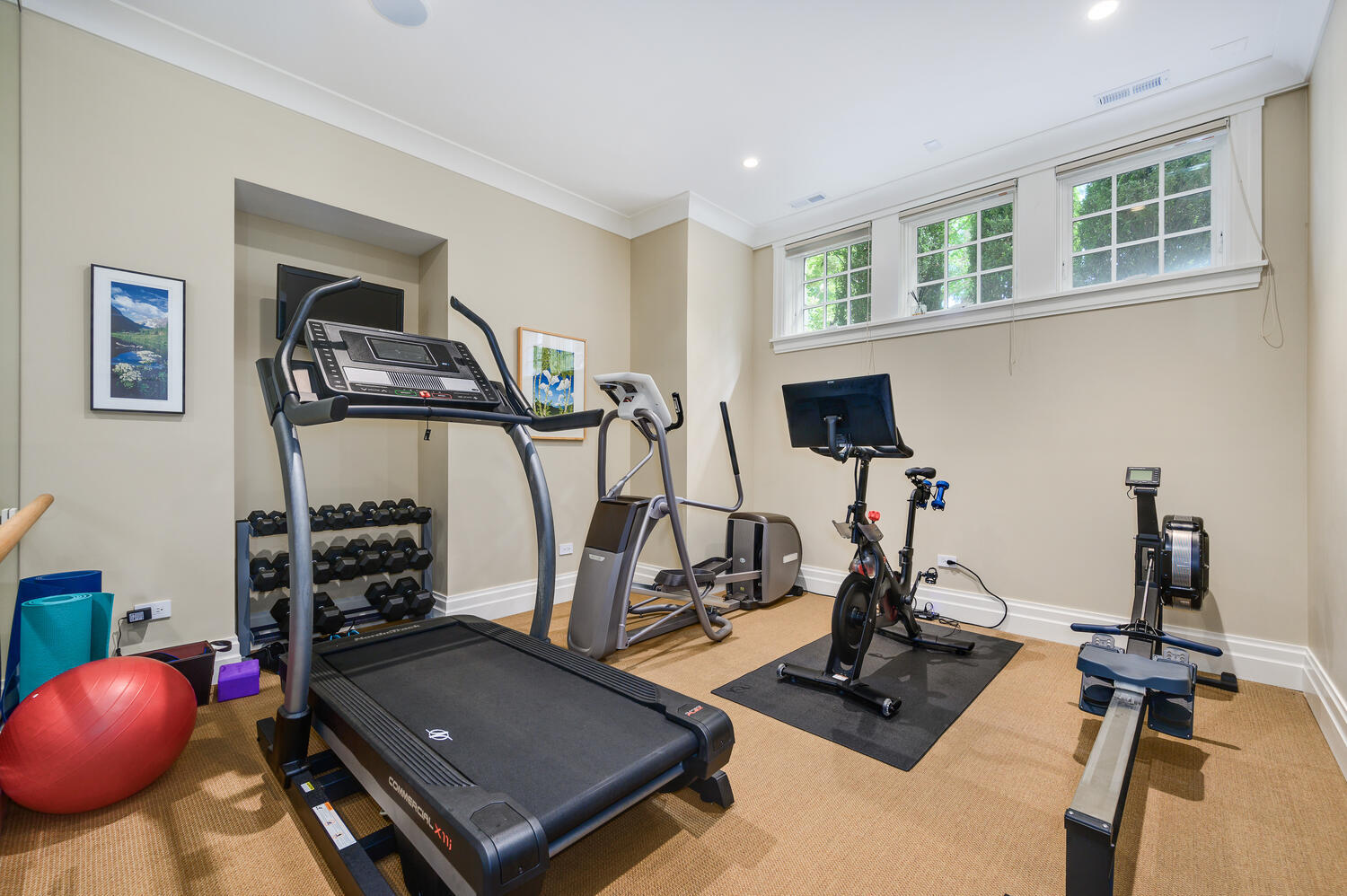 4136 North Greenview Avenue Chicago, IL 60613 - Photo 44 of 56 a room with gym equipment