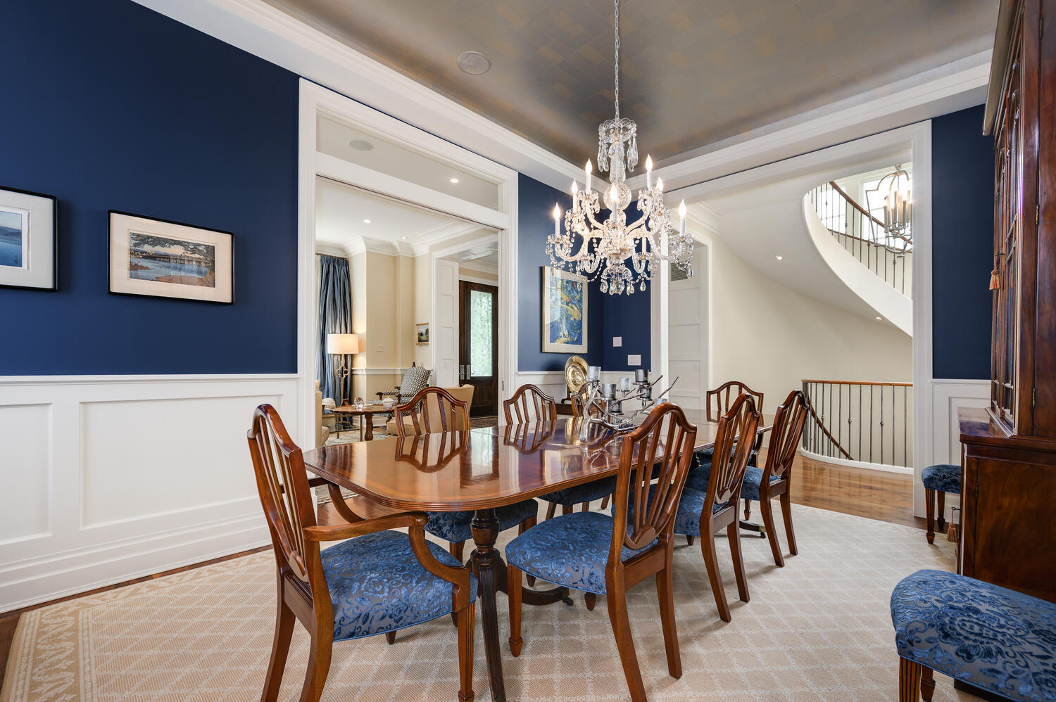 4136 North Greenview Avenue Chicago, IL 60613 - Photo 9 of 56 a view of a dining room with furniture and chandelier