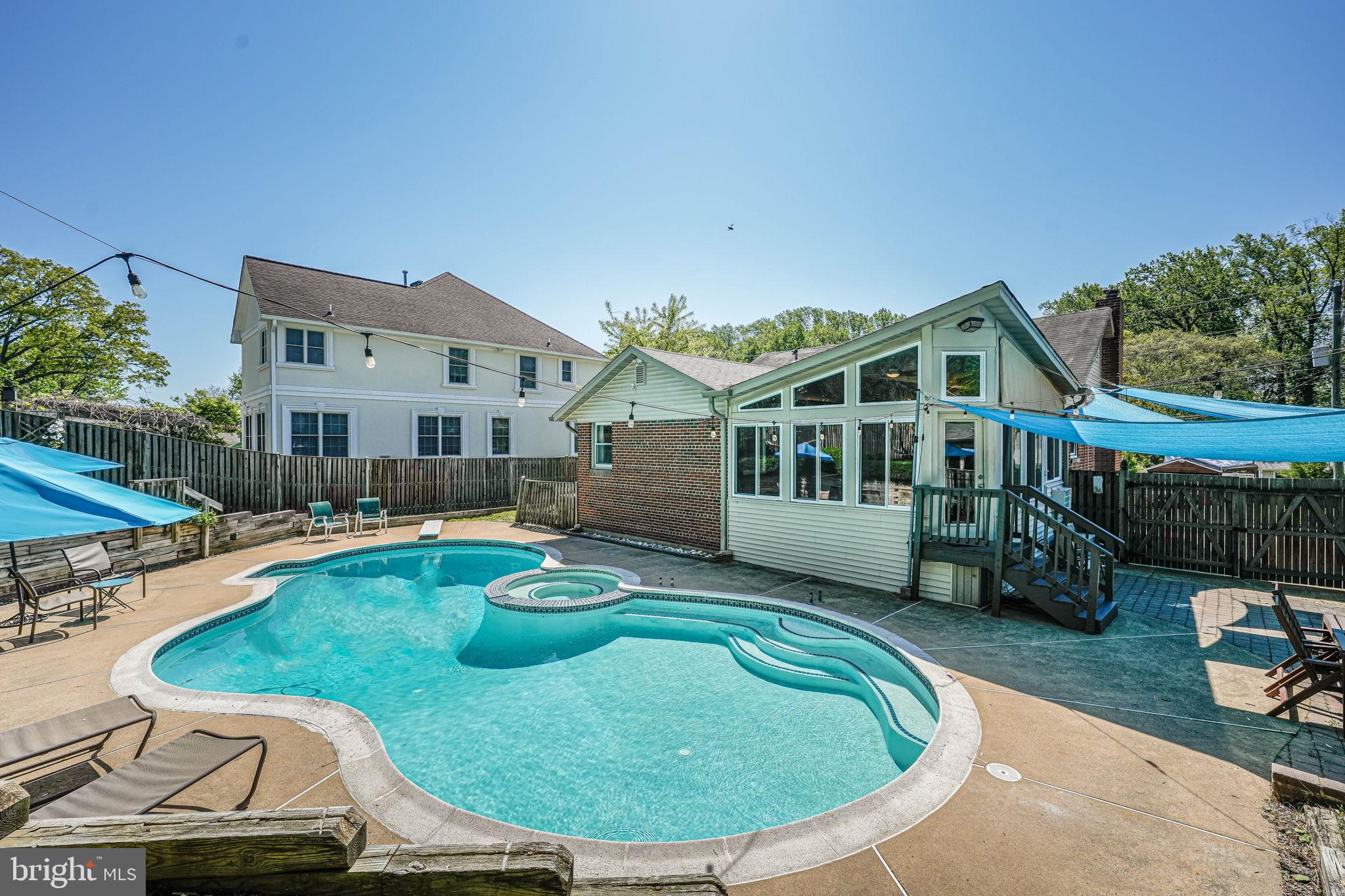7306 Wayne Drive Annandale, VA 22003 - Photo 15 of 42 Saltwater pool is open and ready for use!
