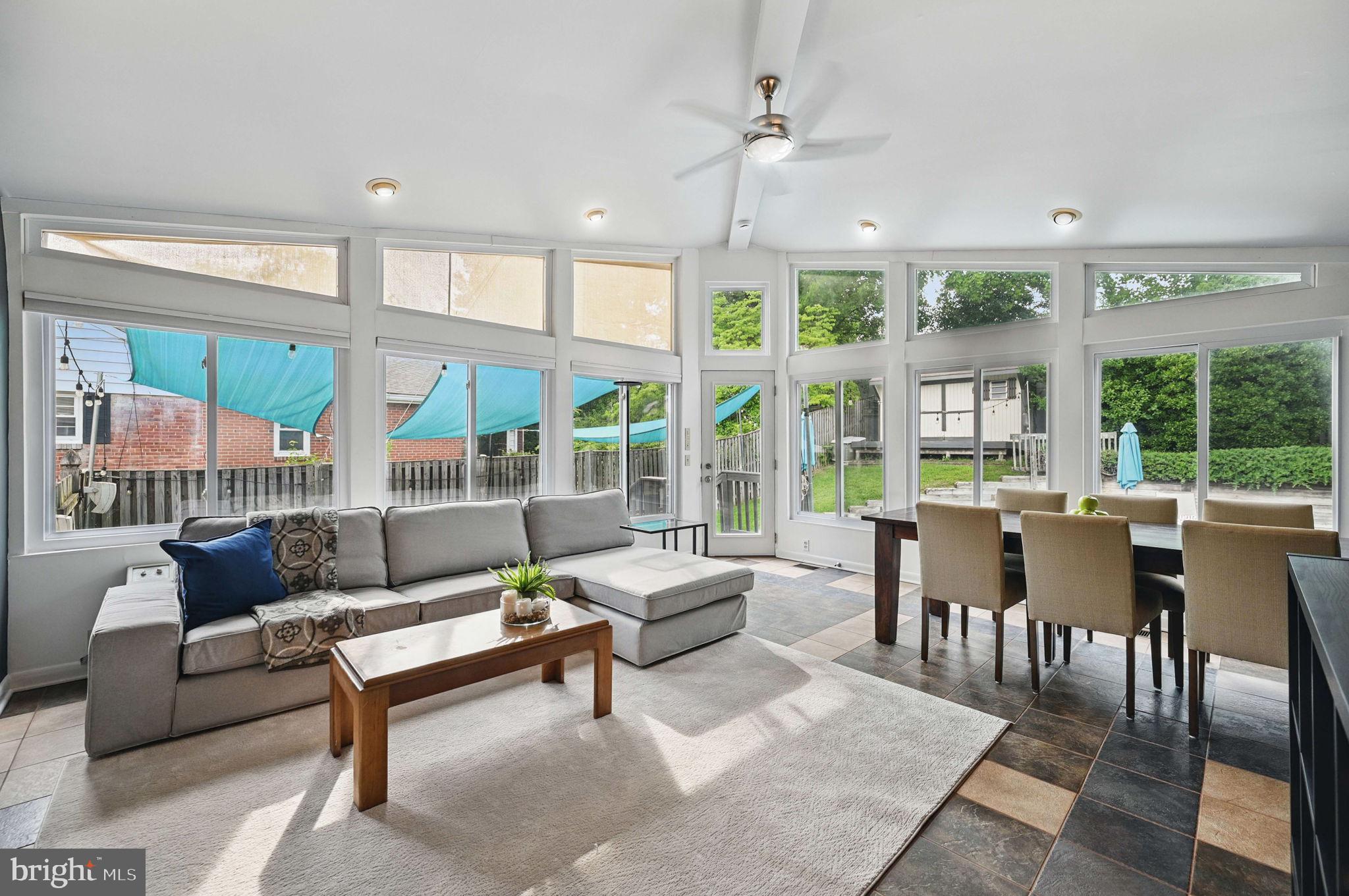 7306 Wayne Drive Annandale, VA 22003 - Photo 10 of 42 Fabulous Family Room with pool views
