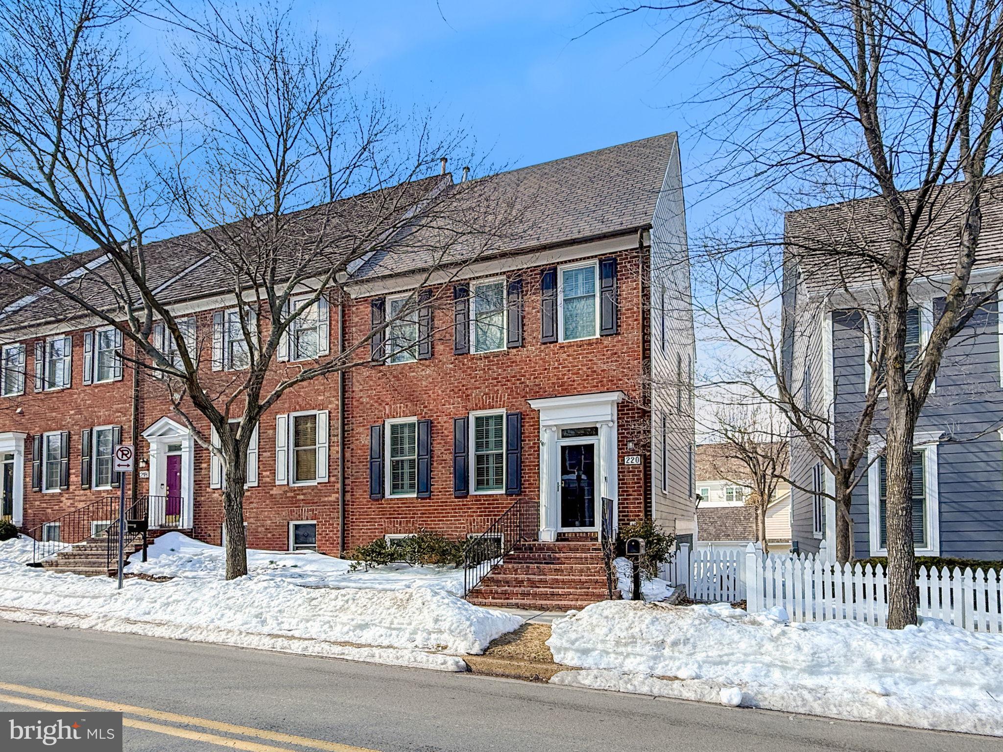 220 Thaxton Street Gaithersburg, MD 20878 - Photo 6 of 61 a front view of a building with street view