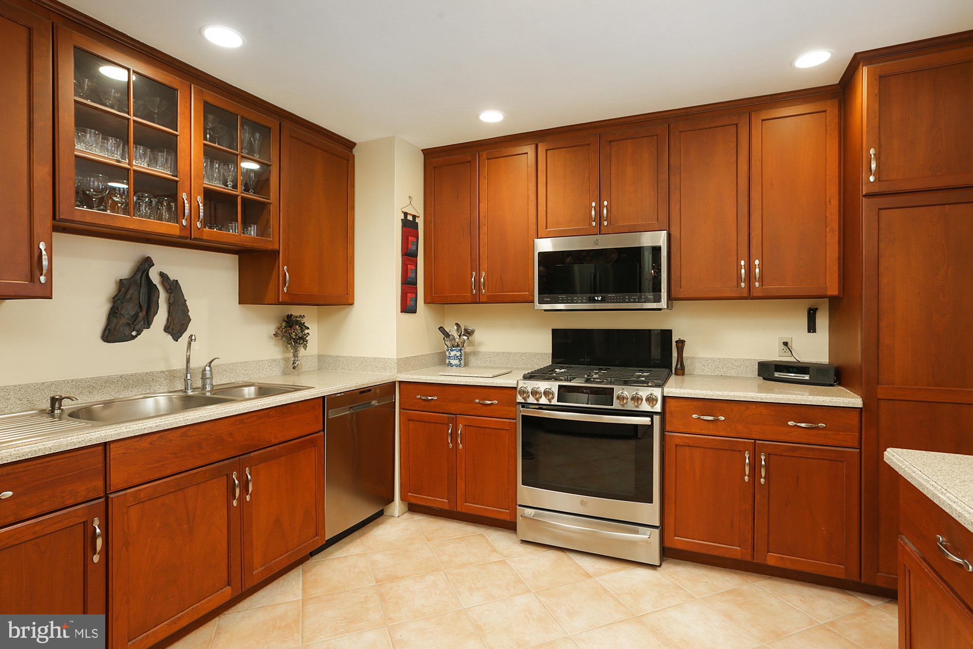 12 Randall Road Princeton, NJ 08540 - Photo 13 of 39 Kitchen with SS Appliances and Recessed Lighting