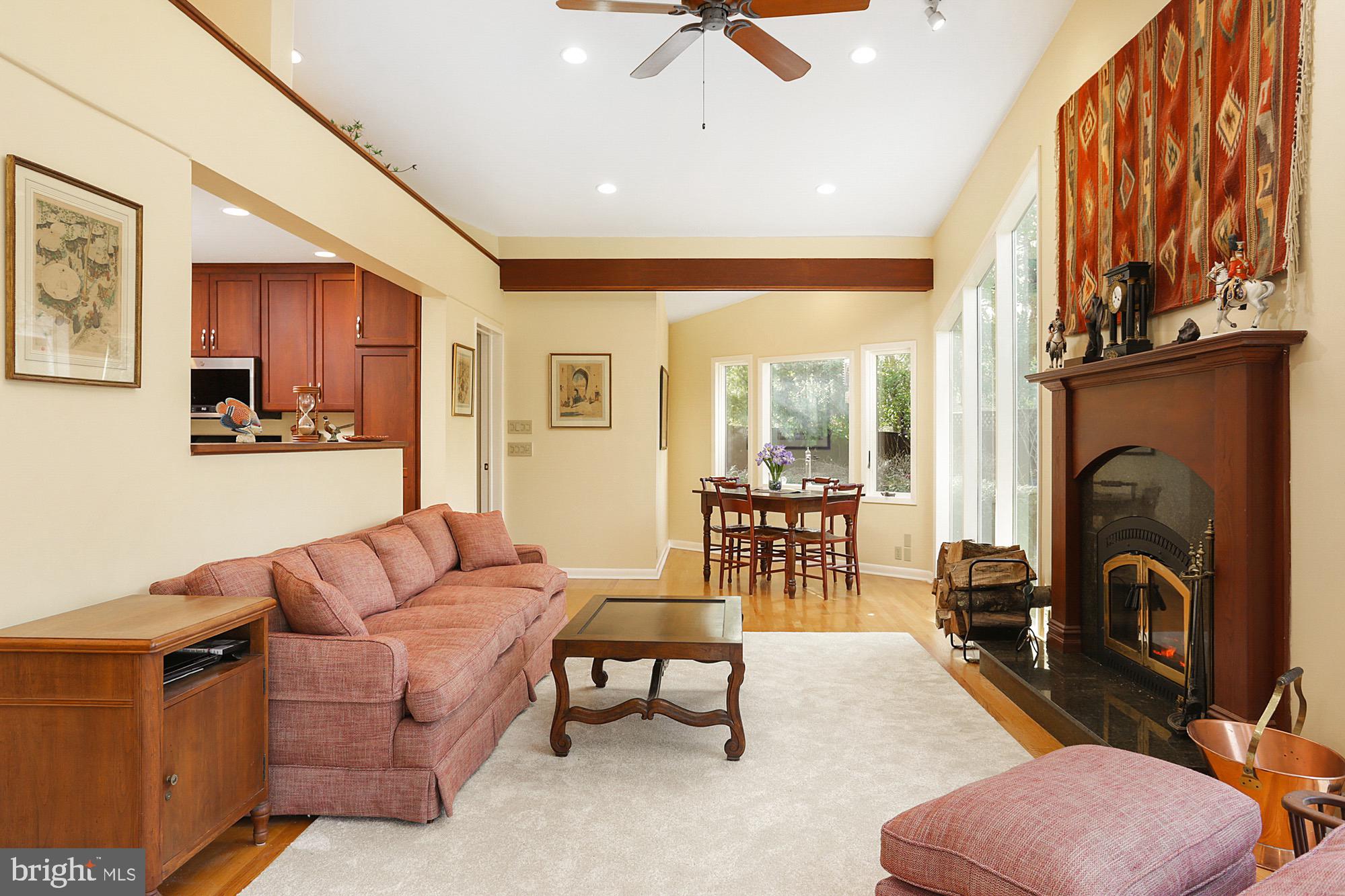 12 Randall Road Princeton, NJ 08540 - Photo 6 of 39 Great Room over Looking Kitchen and Eat In Area