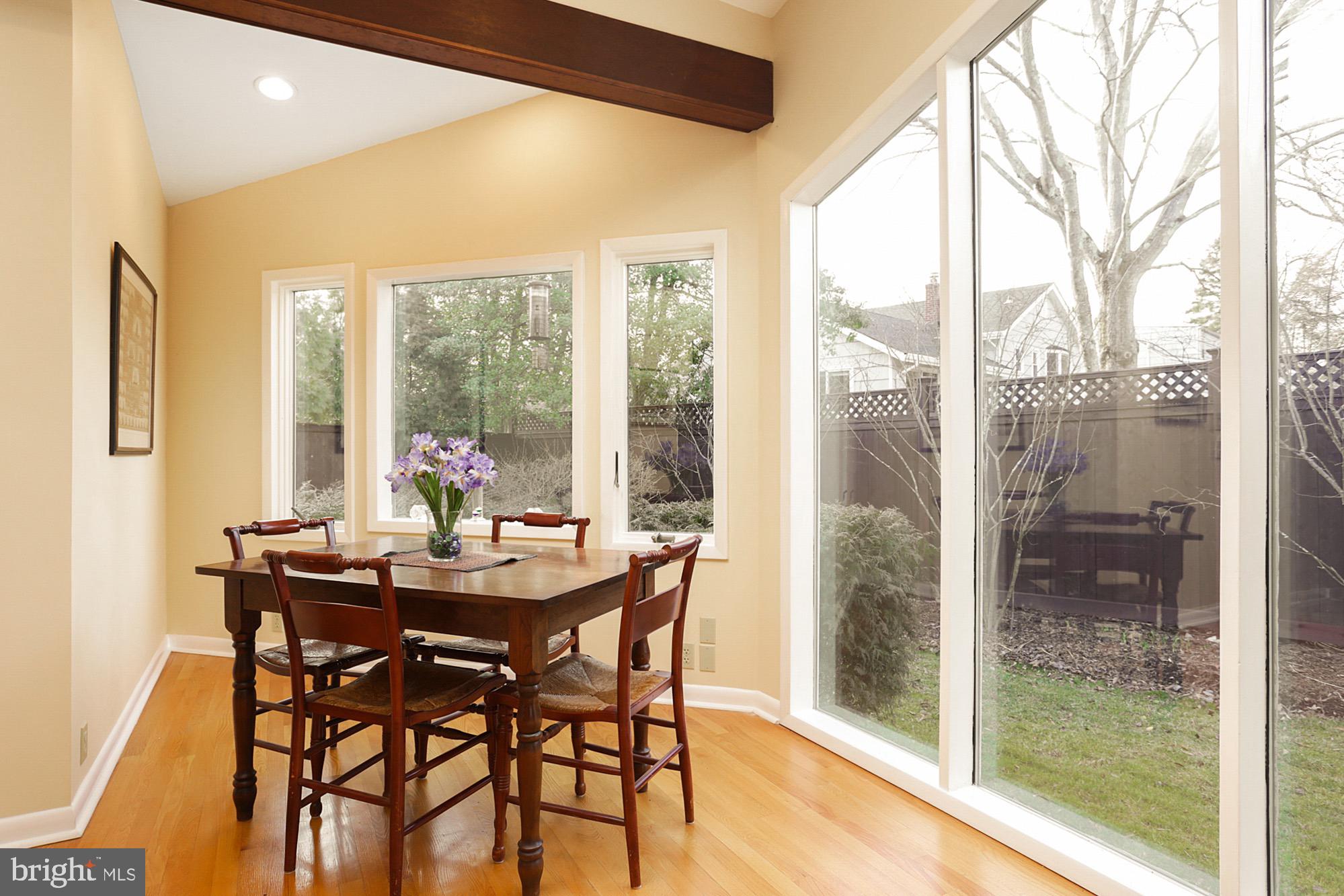 12 Randall Road Princeton, NJ 08540 - Photo 7 of 39 Eat In Area overlooking Backyard