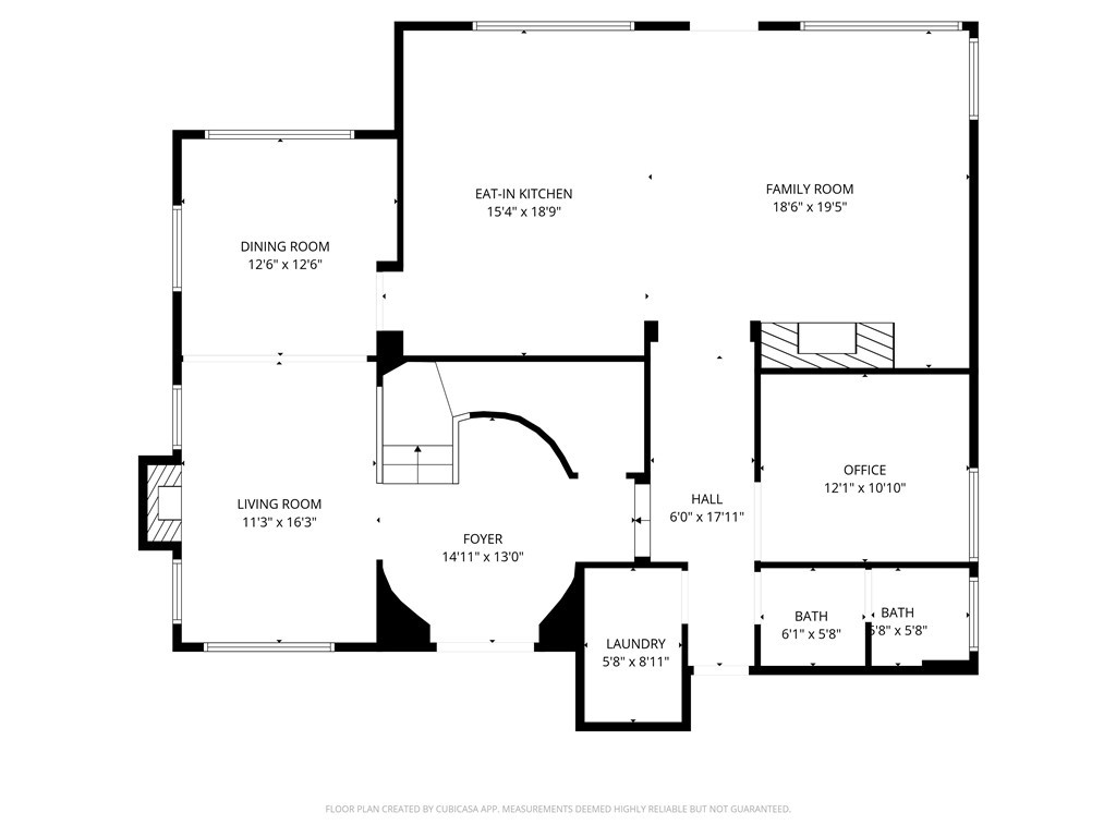 Undisclosed Address Riverside, CA 92506 - Photo 64 of 67 Main house downstairs floorplan