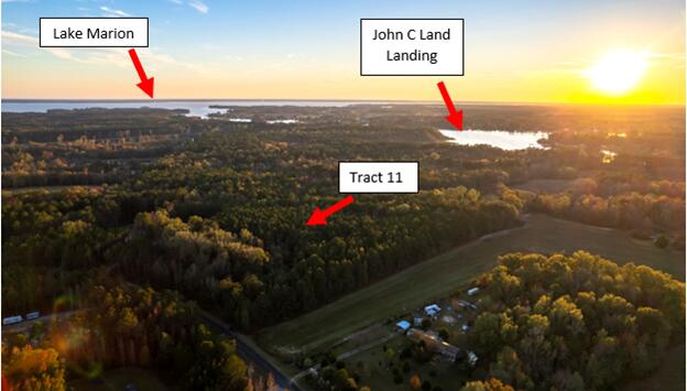 3750 William Brunson Road Summerton, SC 29148 - Photo 7 of 31 AERIAL W/ LABELS