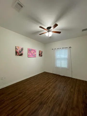 wooden floor in an empty room