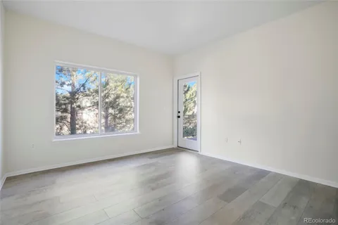 an empty room with window