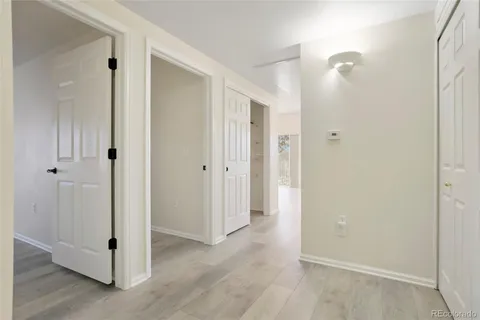 a view of a bathroom with a shower