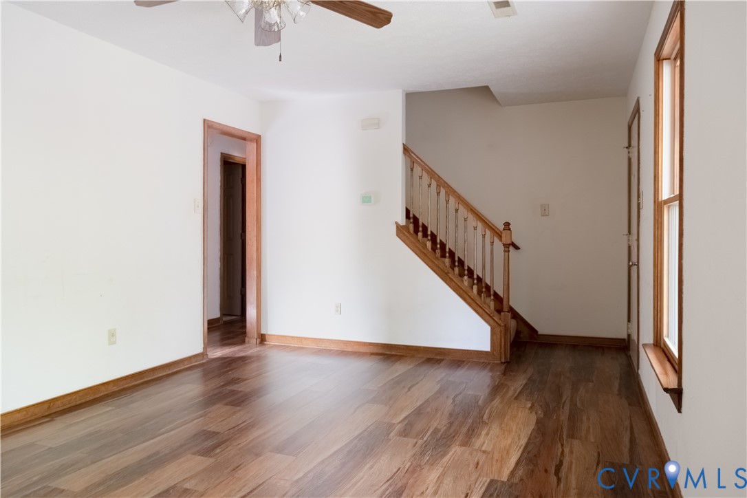 2477 Calno Road Hanover, VA 23069 - Photo 7 of 33 a view of entryway with wooden floor