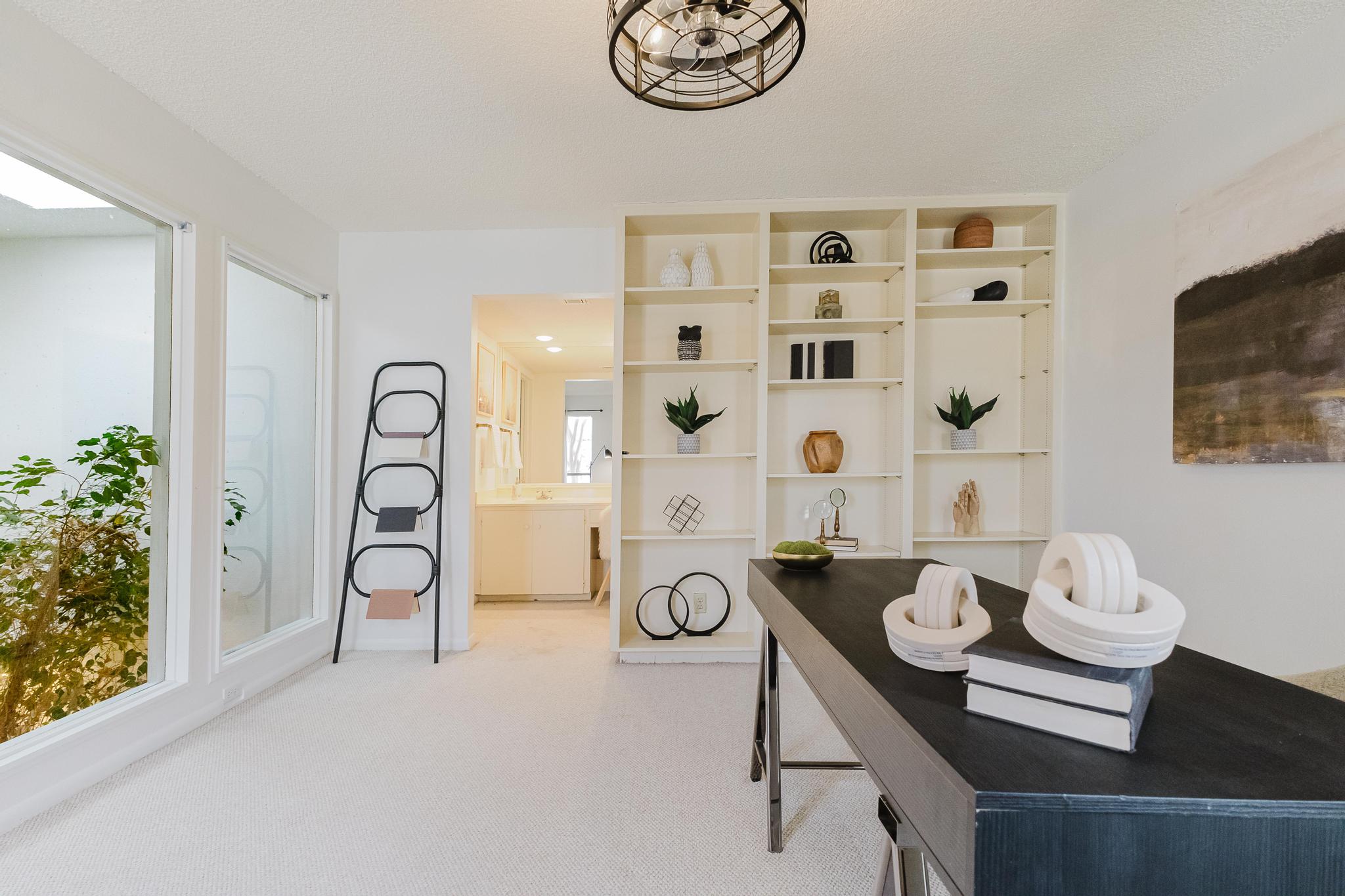 3500 Enfield Road, Unit F Austin, TX 78703 - Photo 15 of 22 a living room with furniture and decor