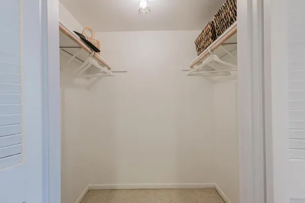 a view of walk in closet