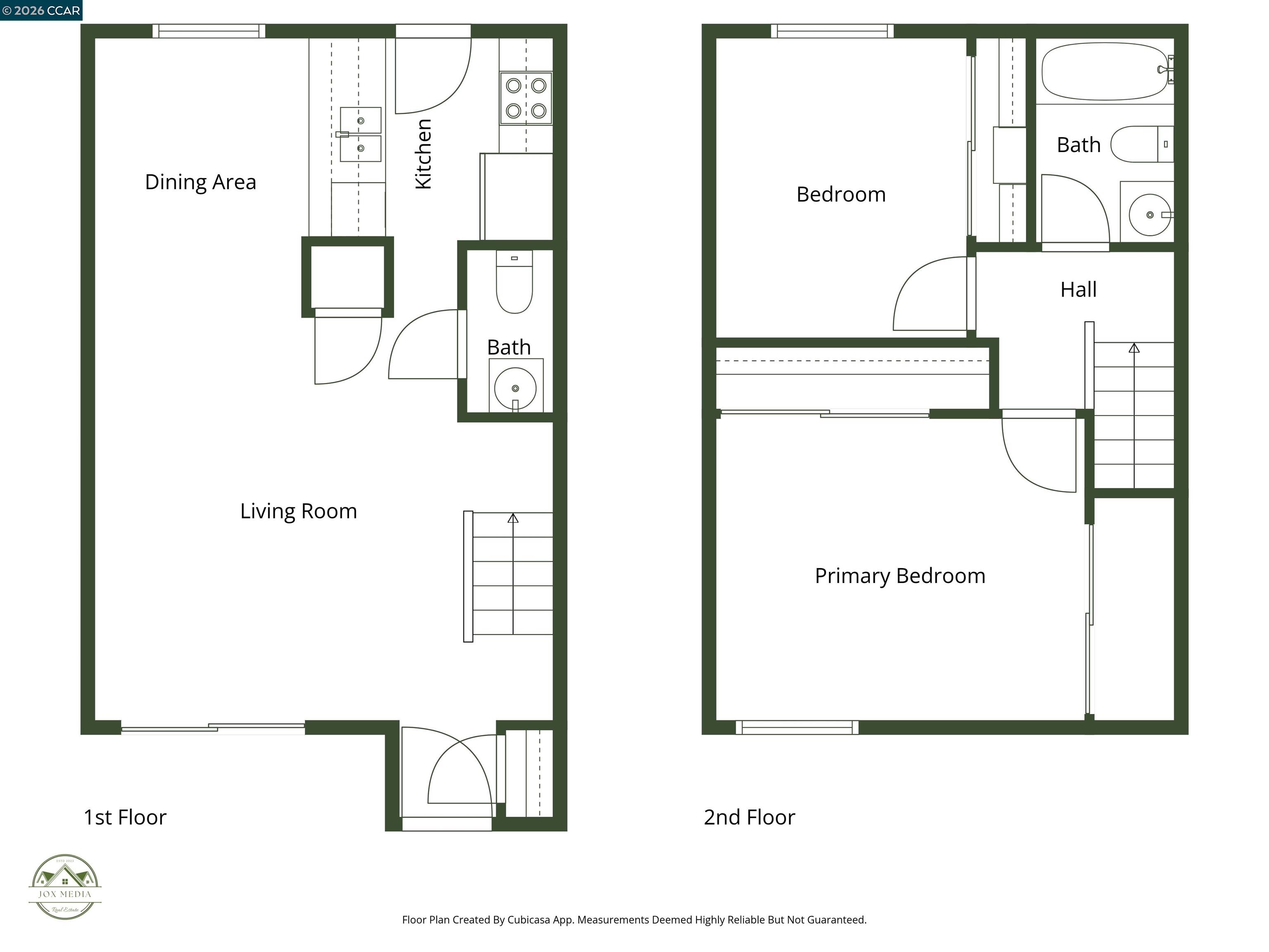 2069 Olivera Road, Unit E Concord, CA 94520 - Photo 16 of 18 a picture of a floor plan
