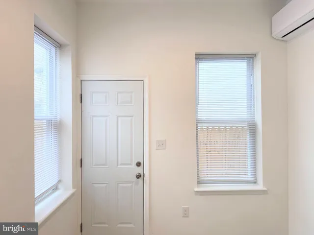 a view of an front door