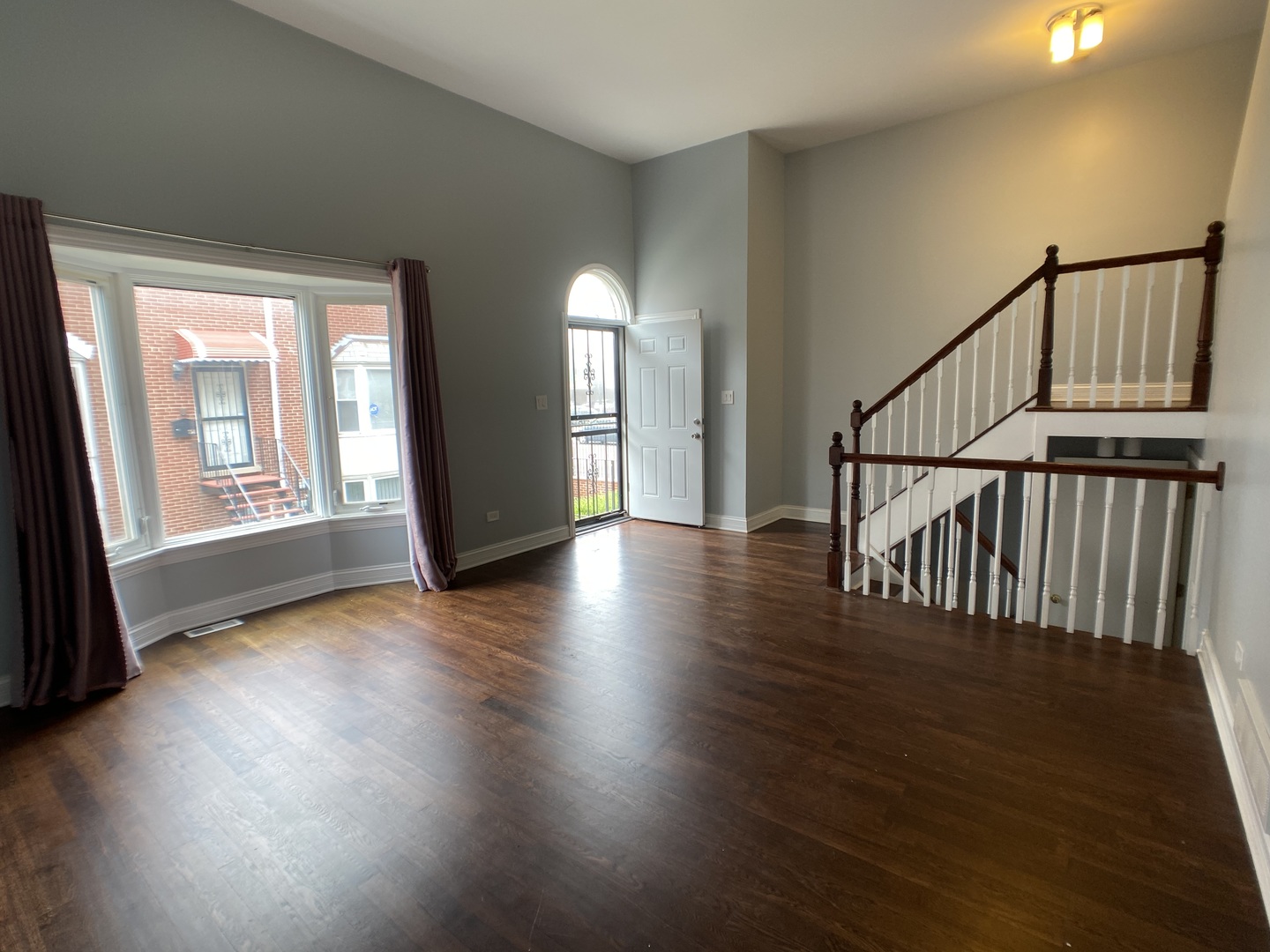 2949 South Halsted Street, Unit B Chicago, IL 60608 - Photo 9 of 22 a view of an entryway with wooden floor