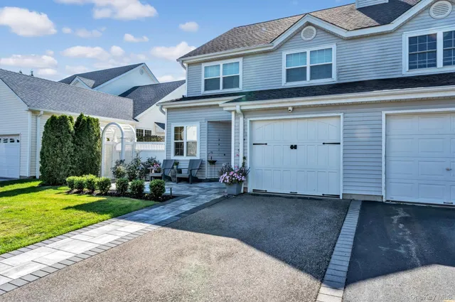 a view of a house with a patio