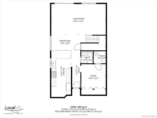 a picture of a bench in front of a wall