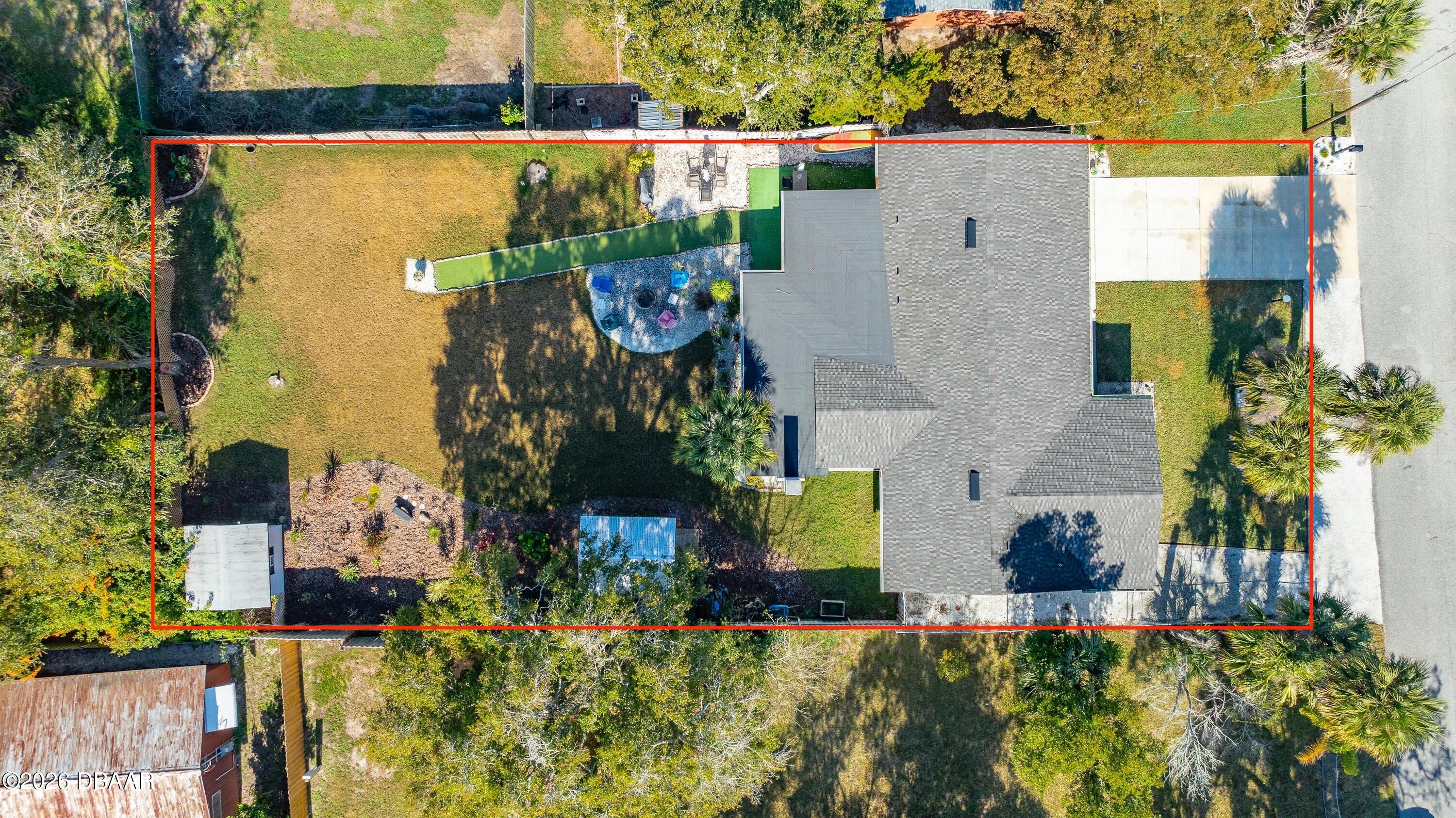 1010 Fernald Street Edgewater, FL 32132 - Photo 3 of 43 an aerial view of a house with a yard