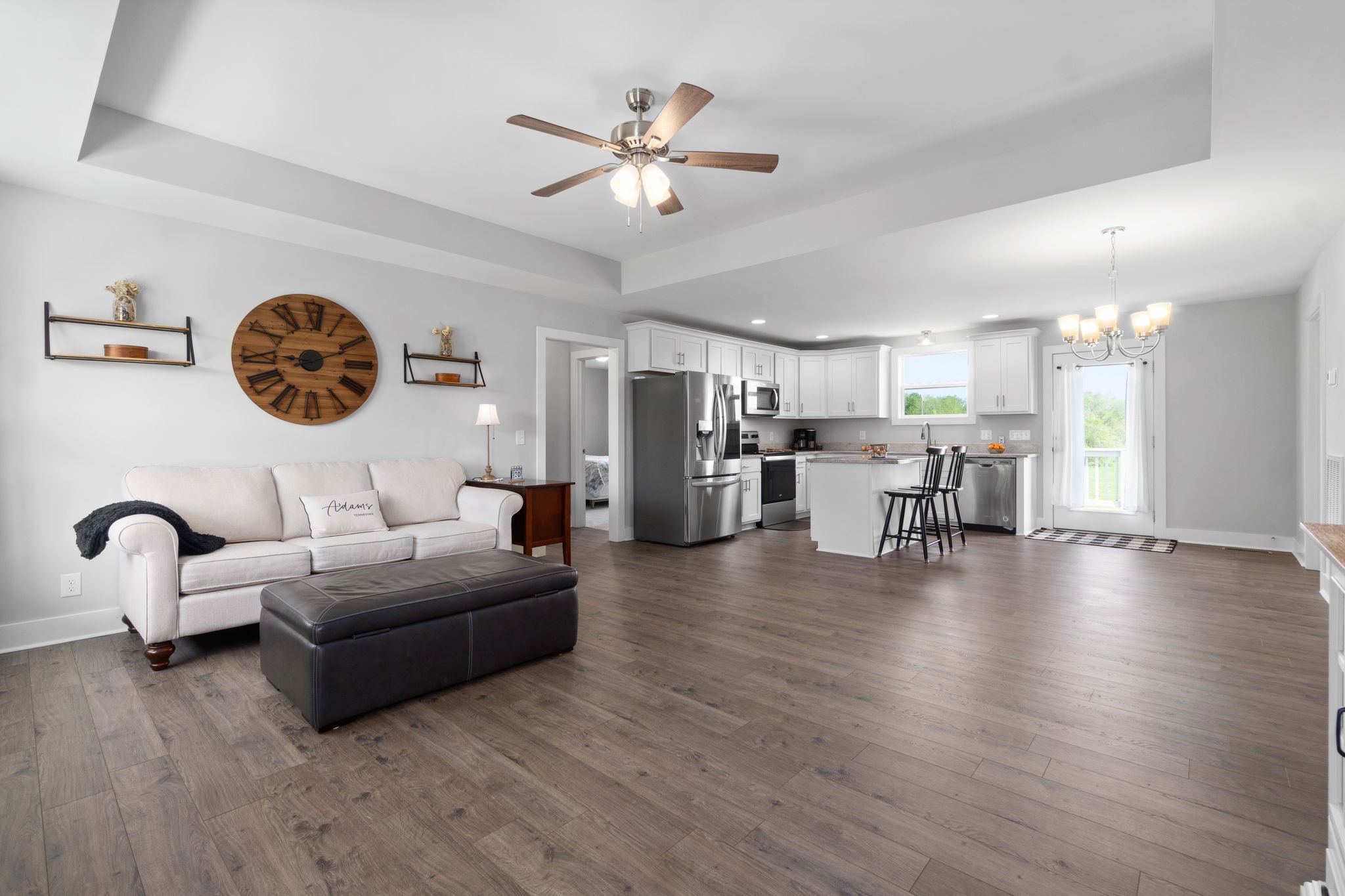 330 Woodruff Road Adams, TN 37010 - Photo 6 of 31 a living room with furniture and a wooden floor