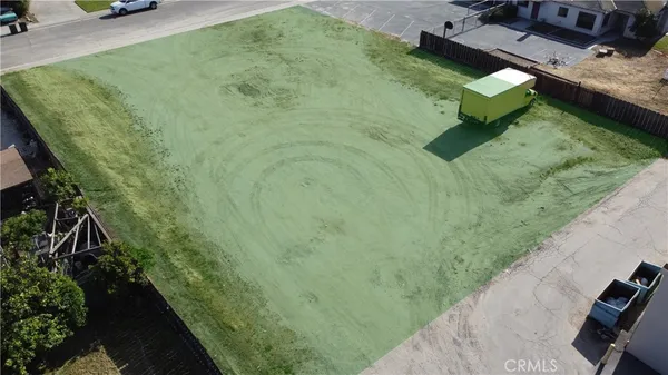 an aerial view of a residential houses
