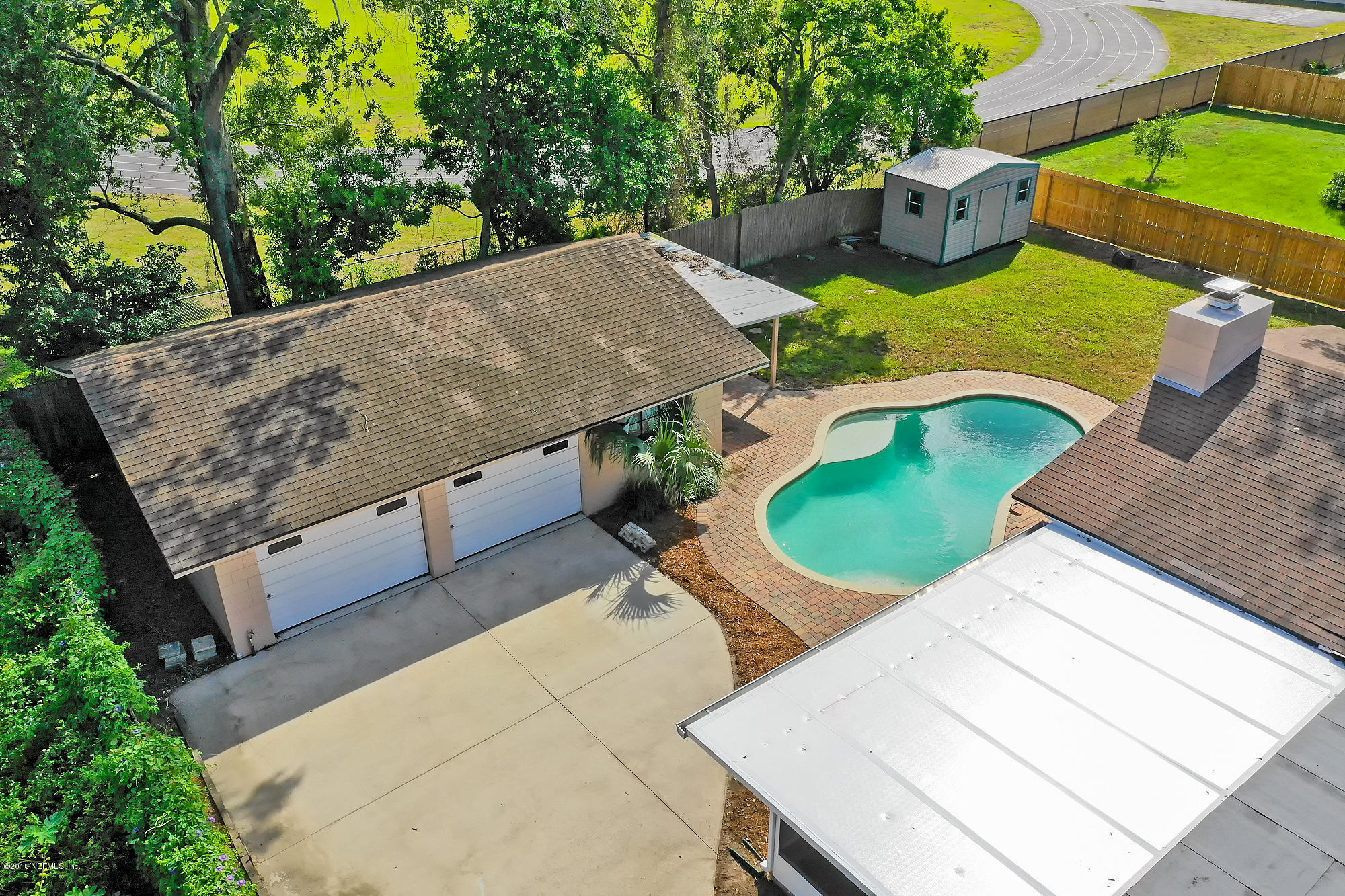 4538 Cambridge Road Jacksonville, FL 32210 - Photo 27 of 27 4538 Cambridge Rd-Overhead Back Yard