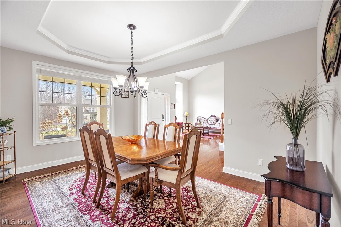 DR W/ VIEWS OF FOYER & LR