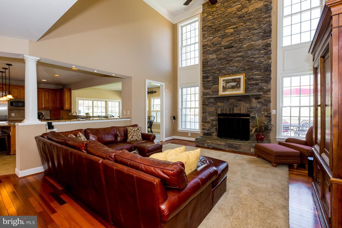 6042 Detrick Road Mount Airy, MD 21771 - Photo 3 of 30 Family Room - soaring ceilings, stone Fireplace