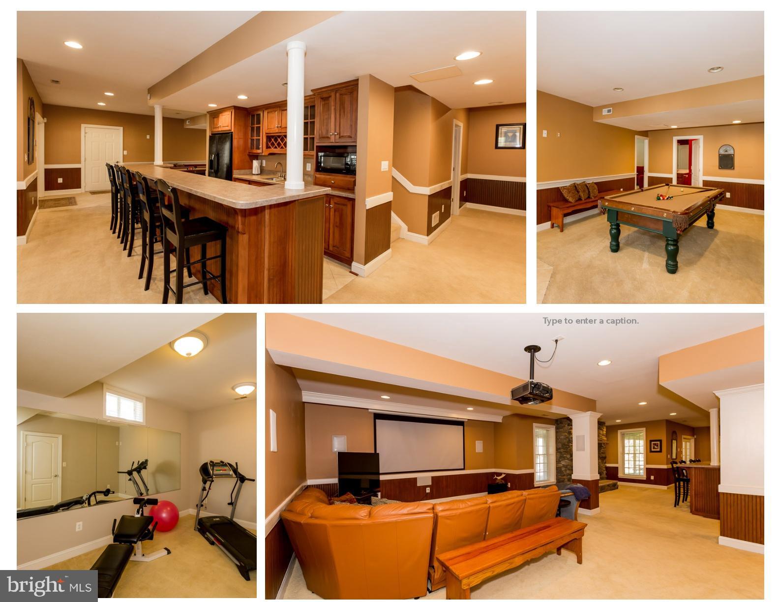 6042 Detrick Road Mount Airy, MD 21771 - Photo 28 of 30 Full Bar, Stone gas F/P, Gym, Movie Rm, Games area
